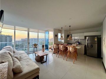 Venta de Hermoso Apartamento Amoblado En Bello Horizonte Santa Marta