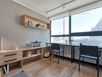 Departamento de 1D 1B con cocina equipada, Av. Las Condes