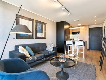 Departamento de 1D 1B con cocina equipada, Av. Las Condes