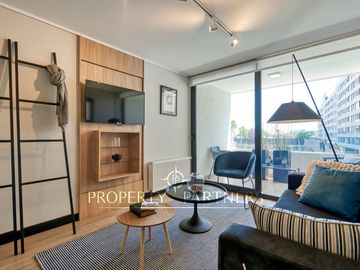 Departamento de 1D 1B con cocina equipada, Av. Las Condes