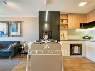 Departamento de 1D 1B con cocina equipada, Av. Las Condes