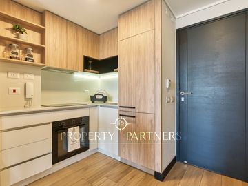 Departamento de 1D 1B con cocina equipada, Av. Las Condes