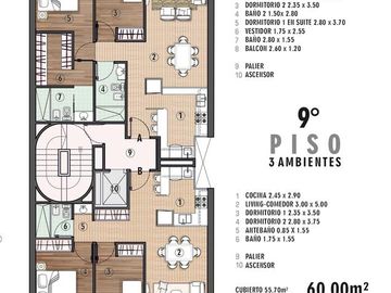 Curapaligue 400, Departamento 3 Ambientes Piso Alto, a Estrenar de Categoria, Caballito