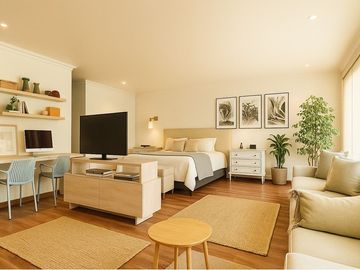 VENTA DUPLEX JARDIN 4D servicio 3E Las Condes.