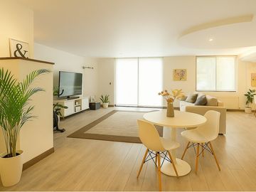 VENTA DUPLEX JARDIN 4D servicio 3E Las Condes.