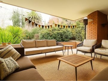 VENTA DUPLEX JARDIN 4D servicio 3E Las Condes.