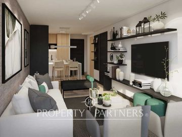 Departamento de 1D 1B con terraza privada y cocina equipada, Av. Las Condes