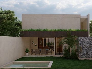 Spacious Family Home with Pool and Garden in Conkal, Mérida RHM-007