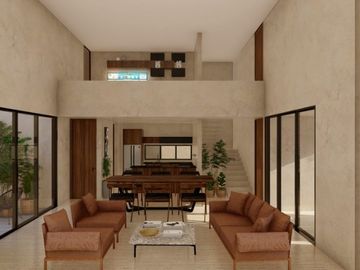 Spacious Family Home with Pool and Garden in Conkal, Mérida RHM-007
