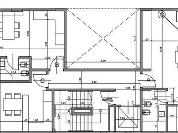DEPARTAMENTO venta 2 AMBIENTES 55 METROS TOTALES
