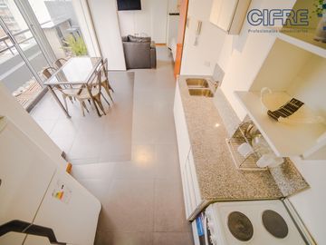 Departamento monoambiente, 9no piso, de 45m2 en Palermo SOHO