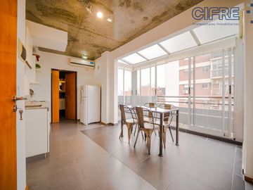 Departamento monoambiente, 9no piso, de 45m2 en Palermo SOHO