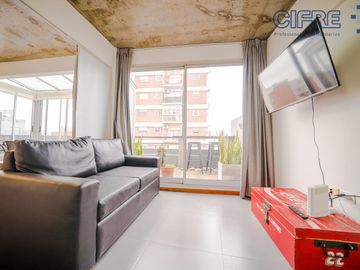 Departamento monoambiente, 9no piso, de 45m2 en Palermo SOHO