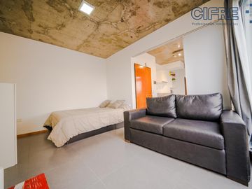 Departamento monoambiente, 9no piso, de 45m2 en Palermo SOHO