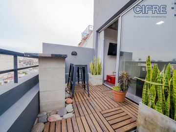 Departamento monoambiente, 9no piso, de 45m2 en Palermo SOHO
