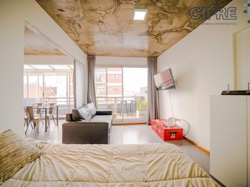 Departamento monoambiente, 9no piso, de 45m2 en Palermo SOHO