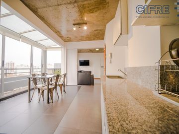 Departamento monoambiente, 9no piso, de 45m2 en Palermo SOHO
