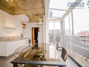 Departamento monoambiente, 9no piso, de 45m2 en Palermo SOHO