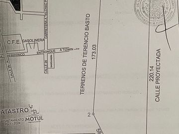 Venta de Terreno Excelente Inversión en Motul, Mérida