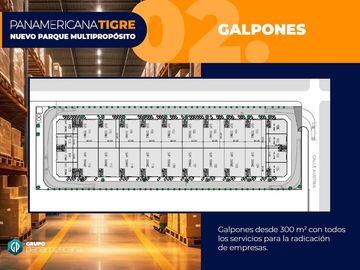 Depósito en ALQUILER de 1.116 m2 - Parque Industrial Tigre