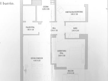 Departamento 3 ambientes VENTA en Recoleta