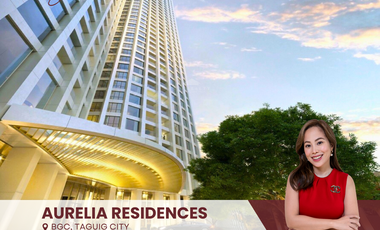 Prime Unit 3 Bedroom 3BR Condo for Sale in BGC, Taguig at Aurelia Residences