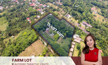 Massive 15,497 sqm Agricultural Farm Lot for Sale in Alfonso, Tagaytay, Cavite City