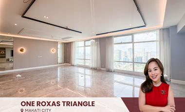 For Sale: High floor 3-Bedroom 3BR Condo in Makati City at One Roxas Triangle