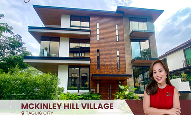 For Sale: 5 Bedroom 5BR House and Lot with Terrace and Balconies in McKinley Hill Village, Taguig | ₱316.5k/SQM Brand New 3-Storey Home