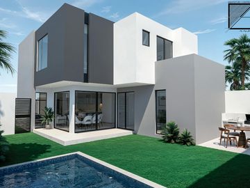 Hermosa Casa en venta en la zona sur de Manta. Urbanizacion Cristal Azul