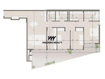 Venta de departamento 4 ambientes en Nordelta