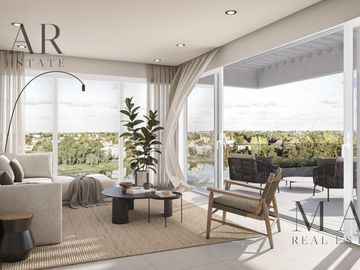 Departamento en Venta en Lagunita, Nordelta con terraza, jardín y vista a la laguna
