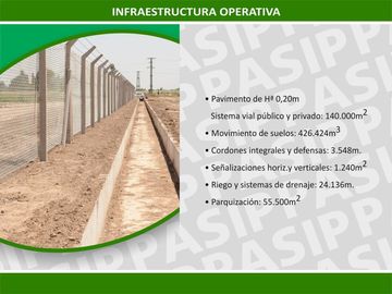 VENTA LOTE INDUSTRIAL APTO SERVICIOS EN PASIP