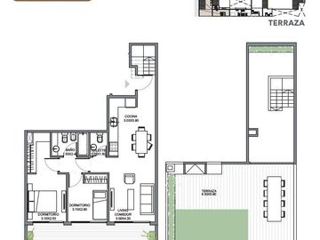 Venta PH 3 Amb contrafrente Balcon Terraza y parrilla Propia en Cañitas