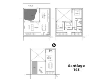 Casa reciclada de autor en venta en Pichincha, Rosario, de 3 dormitorios con terraza y pileta.