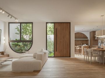 Casa reciclada de autor en venta en Pichincha, Rosario, de 3 dormitorios con terraza y pileta.