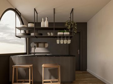 Casa reciclada de autor en venta en Pichincha, Rosario, de 3 dormitorios con terraza y pileta.