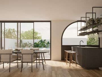 Casa reciclada de autor en venta en Pichincha, Rosario, de 3 dormitorios con terraza y pileta.