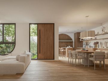 Casa reciclada de autor en venta en Pichincha, Rosario, de 3 dormitorios con terraza y pileta.
