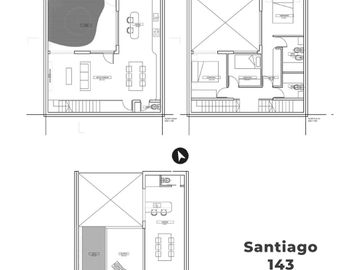 Casa reciclada de autor en venta en Pichincha, Rosario, de 3 dormitorios con terraza y pileta.