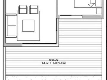 Departamento dos ambientes con jardín a estrenar en Caballito