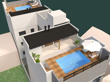 VENTA DEPTO en POZO 2 dormitorios Victoria TERRAZA
