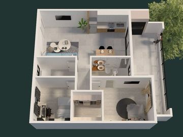 VENTA DEPTO en POZO 2 dormitorios Victoria TERRAZA