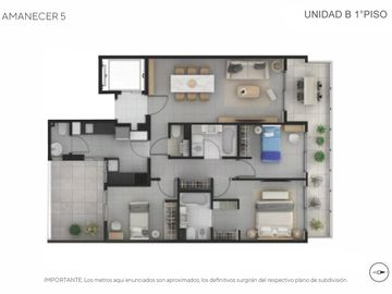 Venta Departamento de 4 Ambientes en Construcción en Caballito