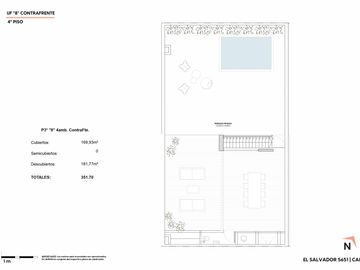 Venta Departamento 4 Ambientes con Balcón Terraza y Terraza. En Construcción, Palermo Hollywood
