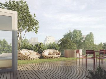 Venta Departamento 4 Ambientes con Balcón Terraza y Terraza. En Construcción, Palermo Hollywood