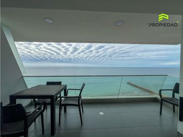 Alquiler departamento amoblado frente al mar - Edificio Poseidon-Manta