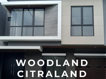 Rumah Baru, Gress, Hunian Asri, Woodland, Citraland, Surabaya