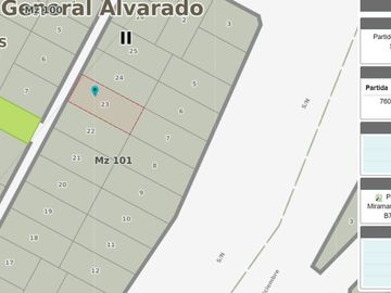 venta lote de 525 m2 en las lomas de miramar