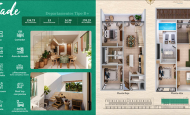 Departamento en Venta en Jade en Puerto Carey en Chelem